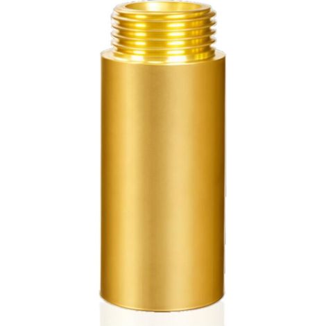 G1/2" x 50 mm Messing-Wasserhahnverlängerung, 4 Stück, universeller Gewindeadapter für praktische Anschlüsse (1/5)