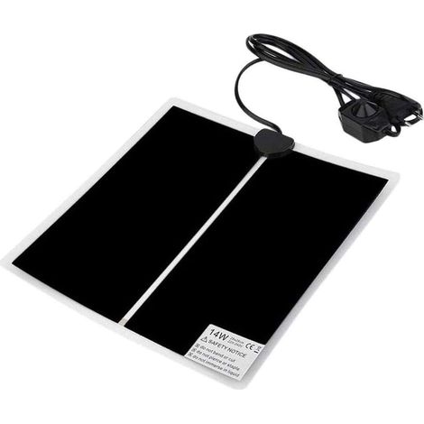 Tapis chauffant pour reptiles - Avec contrôle de la température - Tapis chauffant antiadhésif - Reptiles - Tortues - Serpents - Lézards - Geckos - Crabes ermites - Tortues terrestres (1/5)