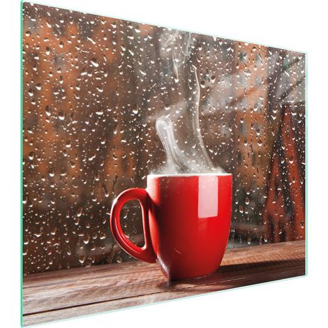 TAGLIERE IN VETRO 52x40 CAFFÈ (1/5)
