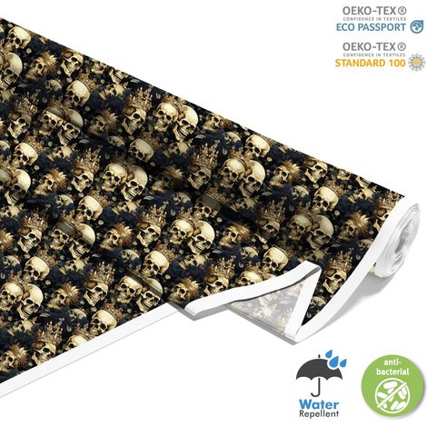 TESSUTI DECORATIVI PER ESTERNI OXFORD - Motivo Teschio I DX4312 (1/5)