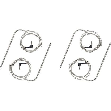 Sonde à viande haute température pour barbecues et fumoirs à pellets Pit Boss Grills, lot de 4 sondes étanches pour barbecue (1/5)