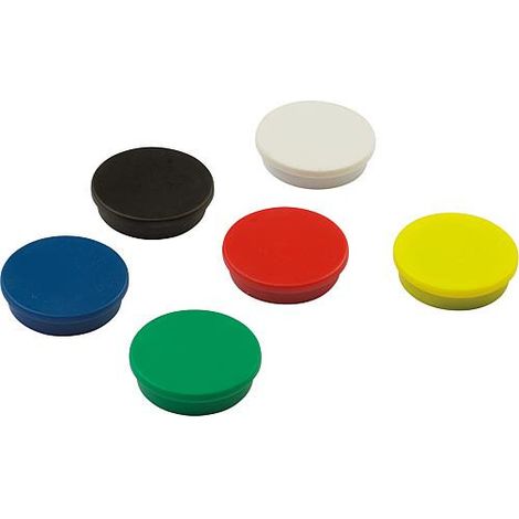 Aimant Dim 30 x 8 mm Couleur noir, 1 piece