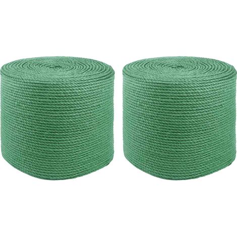 Teenpull – Juteseil 2 pcs Grün 100% Tossa Jute (1/5)