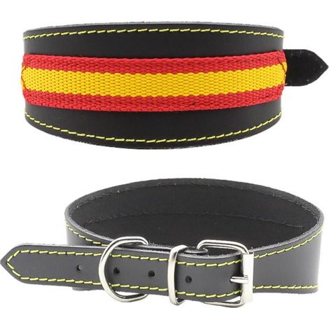 MAPEL collar bandera españa 48cm 622171 galgo , Collar de cuerpo para galgos 47 cm Mapel.
- Collar para galgos de 47 cm de longitud fabricado en cuero de alta calidad, con diseño d (1/5)