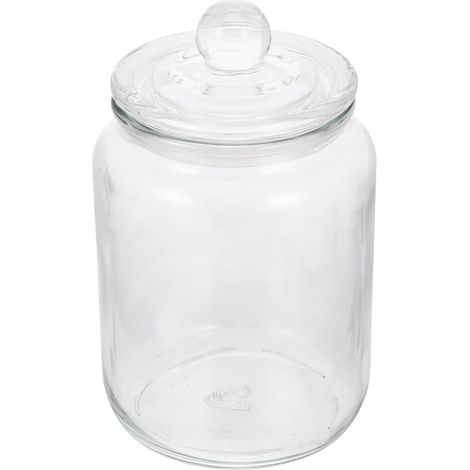 Bocal en verre hermétique avec couvercle, pour une organisation optimale de la cuisine et du plan de travail, idéal pour le stockage quotidien des ingrédients.-AquaForge (1/5)