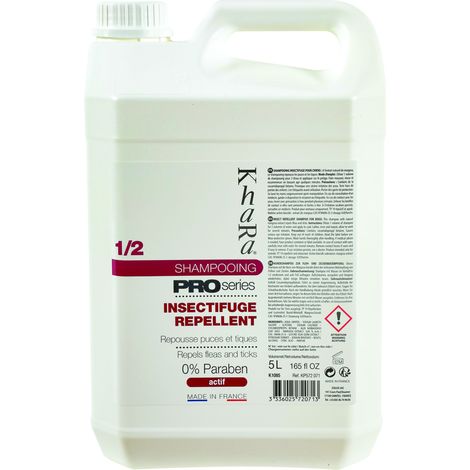 Shampooing insectifuge chien Khara : 5 litres