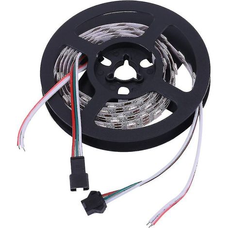 Bande LED flexible WS2812B 5050 RGB 1 m, 144 LED adressables individuellement, 5 V (1/4)