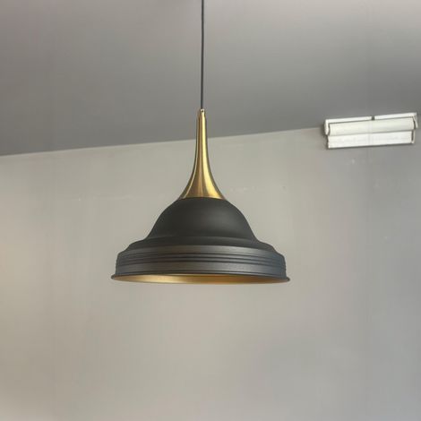 bamyum Ulmete Suspension Luminaire Vintage, Lustre Salon de 26 cm en Métal, Lampe E27 pour Chambre, Salle à Manger (1/5)