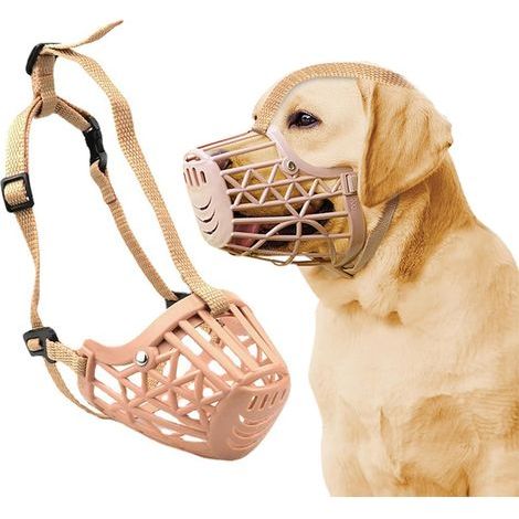 Muselière pour Chien, Muselière pour Dressage de Chien avec Respirant en Maille,Muselière Réglable pour Chiens,Taille: S (1/5)