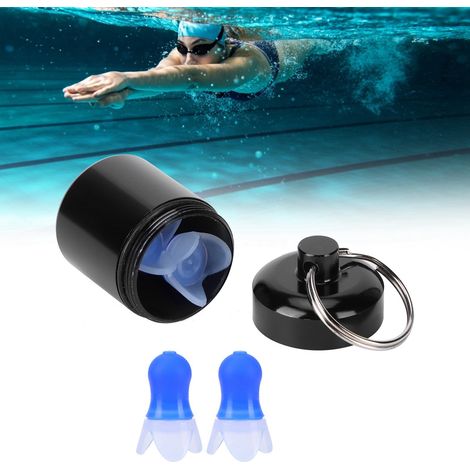 Wasserdichte Ohrstöpsel mit Geräuschfilter, wiederverwendbar, zum Schwimmen. Blaue Ohrstöpsel für die Luftfahrt. (1/5)