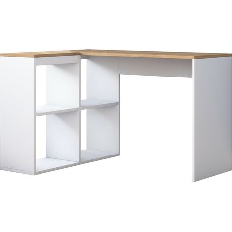 Bureau moderne avec bibliothèque gain de place Kedan (1/5)