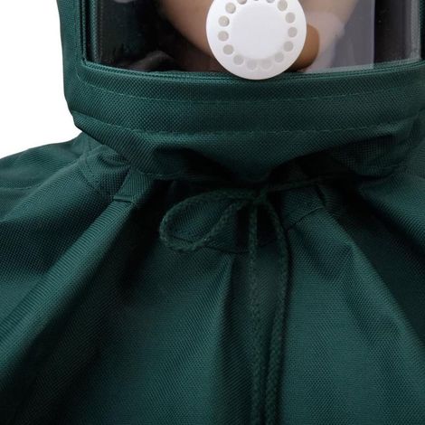 Masque de protection anti-poussière pour ponçage, peinture et travaux de projection, capuchon en toile durable (1/4)
