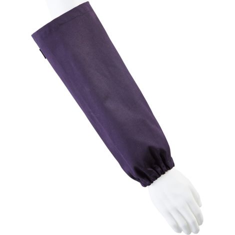 Manchettes Anti-Feu Coton Ignifuge Pyrovatex - Protection Avant-Bras Soudeur - 40 cm - Normes EN ISO 11611 & 11612 - Lot de 10