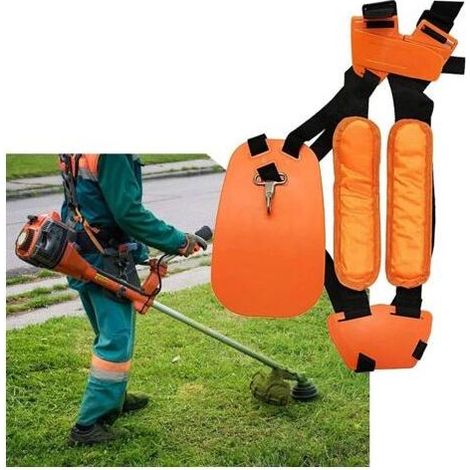 Sangle de harnais pour débroussailleuse – Nylon durable avec rembourrage – Répartition du poids pour réduire la fatigue – Compatible avec plusieurs modèles (1/5)