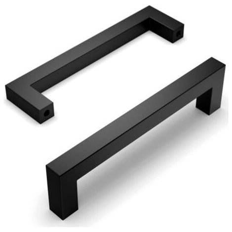 Set mit 5 Möbelgriffen aus Edelstahl – Achsabstand 128 mm – Für Schrank, Tür, Schublade, Küche (1/5)