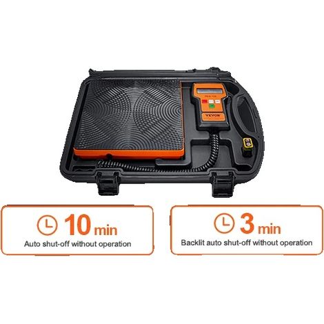 Balanza para refrigerantes, control remoto inalámbrico, pantalla de alta definición, 220 libras. (1/2)
