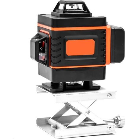 Niveau laser 16 lignes, niveleur infrarouge 4D pour sols et murs, dispositif de nivellement et de projection automatique à affichage numérique haute précision.