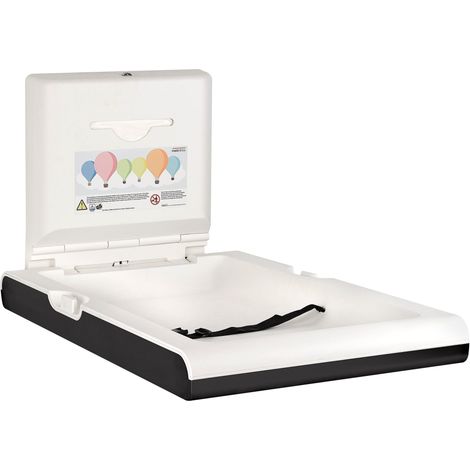 MEDICLINICS CP0016VCSB BABYMEDI Cambia Pañales Inox Negro Vertical - ref: CP0016VCSB (1/2)