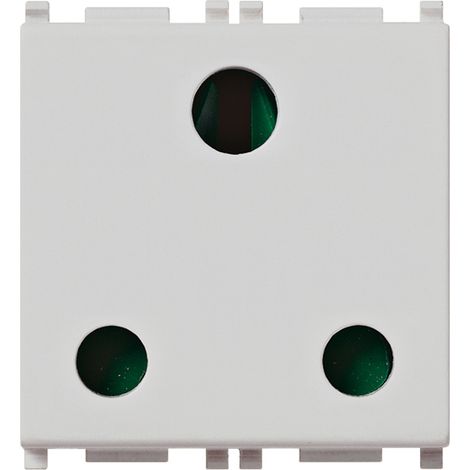 VIMAR - 14218.SL Presa SICURY 2P+T 16A inglese Silver