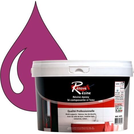 Peinture Résine 0.5L - Multisupport RAL 4006 - Pourpre signalisation - Mat - Monocouche (1/4)