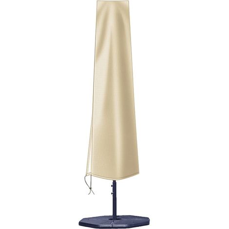 190 x 50 x 30 cm - Housse de parasol - Tissu Oxford 210D - Imperméable - Accessoires de jardin - Housse pour mobilier de jardin - Protection anti-poussière - Fermeture éclair - Pour parasols de jardin (1/5)