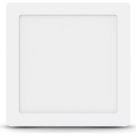 Plafonnier LED 220 x 220 mm 18W 3000K Miidex Lighting® (1/4)