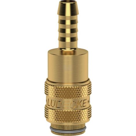 Acoplam. r谩pido + racor 6 mm L脺DECKE ESM6T (1/2)