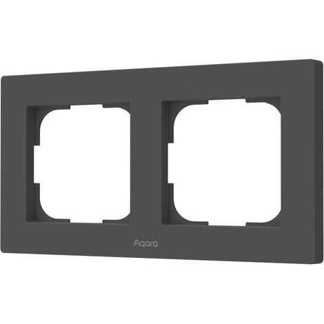Cadre pour interrupteurs H2 EU (2-Blocs) - Aqara - Gris