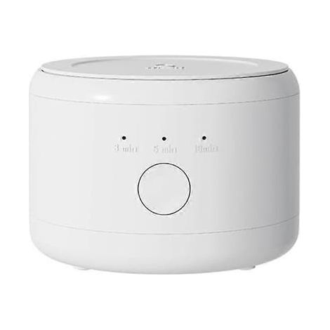 Ecleanfy - Appareil de nettoyage ultrasonique portable pour prothèses dentaires, appareils orthodontiques, protège-dents, aligneurs, gouttières de blanchiment, articles de soins buccaux (blanc) (1/5)