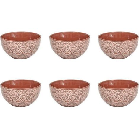 Bol Sahara en Céramique Soupes et Céréales Rouge