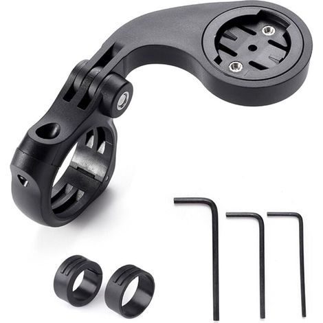 Support de vélo compatible avec Garmin Edge GPS Ordinateur de vélo, XOSS, iGPSPORT, Magene, support de guidon de vélo 25,4 mm 31,8 mm Support de phare de vélo, support de caméra, vélo de route, VTT (1/5)