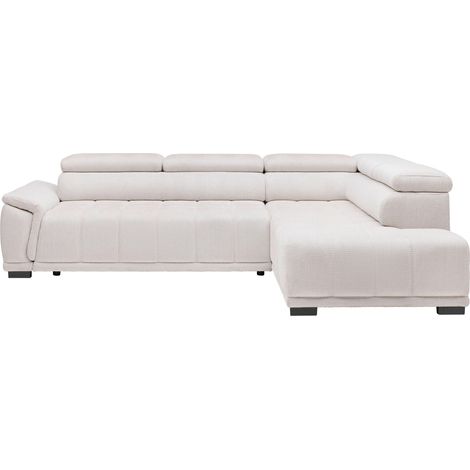 Mömax Ecksofa Gremio Rechts Grauweiß (1/5)
