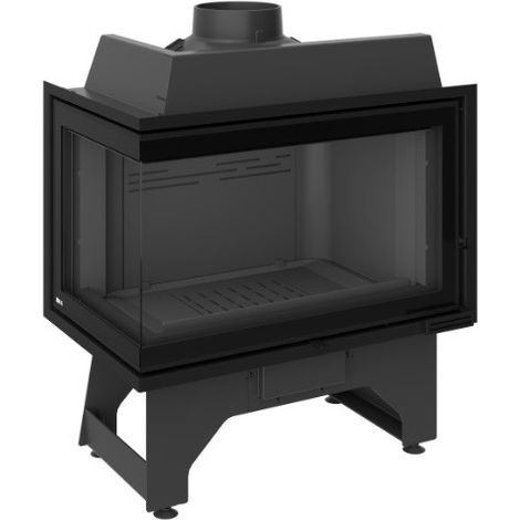 Insert cheminée à bois KFD ECO iLUX 90 coin gauche (1/5)
