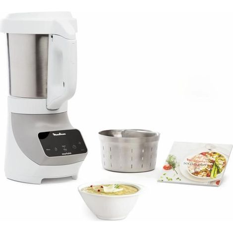 Moulinex Mixer mit Dampfkorb Soup und mehr 1100 W Grau - 3045380016033