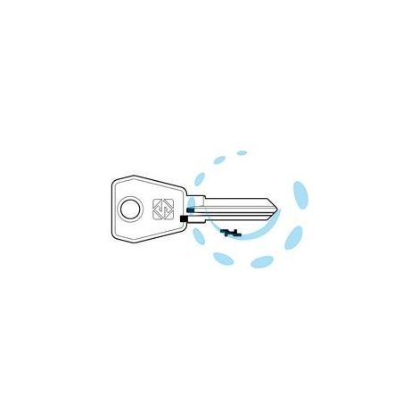 CHIAVI PER CILINDRI EURO LOCKS 5 SPINE PICCOLE EU16R - EU16R SX