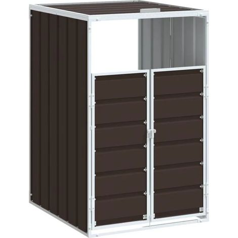Unité de stockage à rouleaux pour bacs en acier à compartiment unique (1/5)