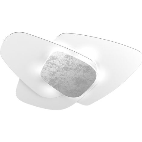 Plafonnier en verre top light strategy 1196 plm fa e27 applique de plafond led (1/5)