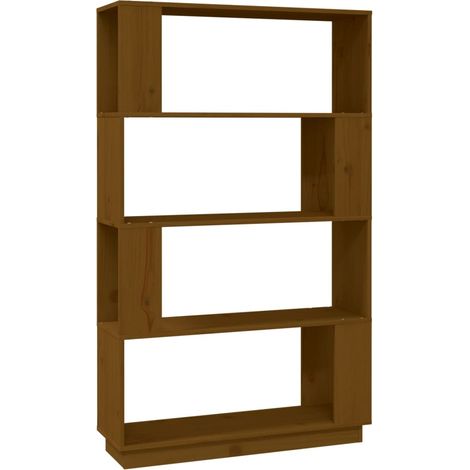 Maison Exclusive - Bücherregal/Raumteiler Honigbraun 80x25x132 cm