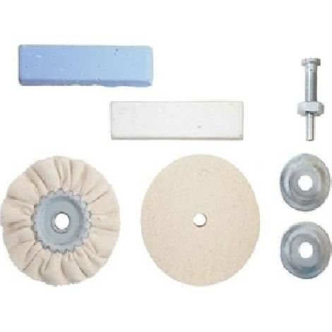 Kit de pulido kwb 485200 compatible con taladros con cable y sin cable