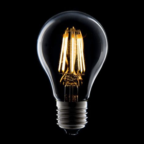 LED-Glühbirne E27 8W 547Lm 2000ºK Filament 40.000H  [HO-J27DH68-WW]