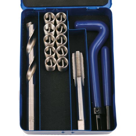 Kit reparación roscas bgs technic 14 piezas metálico