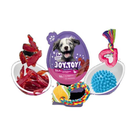 JOY&TOY Hundeleckerlis 20g + Spielzeug
