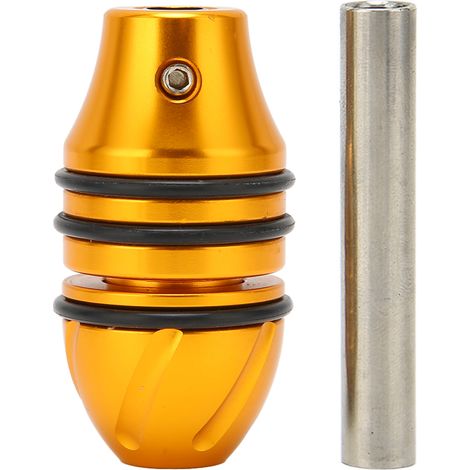 Manchette de tatouage 24mm antidérapante en alliage d'aluminium, tube à cartouche de tatouage, accessoire professionnel doré (1/5)