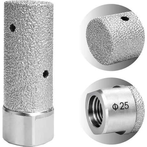 Lima diamantata a dito da 25 mm per piastrelle in gres e ceramica, M14 in titanio (1/5)