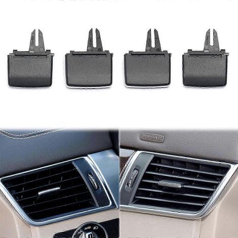 Kit de remplacement de 4 clips de fixation pour sortie d'aération de climatisation Mercedes X166 W166 ML GL GLE A1668300254