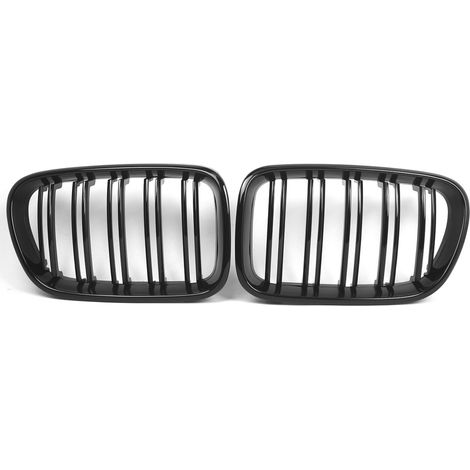 2pcs Front Bumper Grille Single Line Replacement for BMW F25 X3 2011-2014 Pre-LCI Models OEM 51117237422 51117237421 51117210725 51117210726 (1/4)