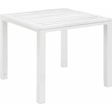 Tavolo da giardino Garbar shio alluminio legno 50x50 cm