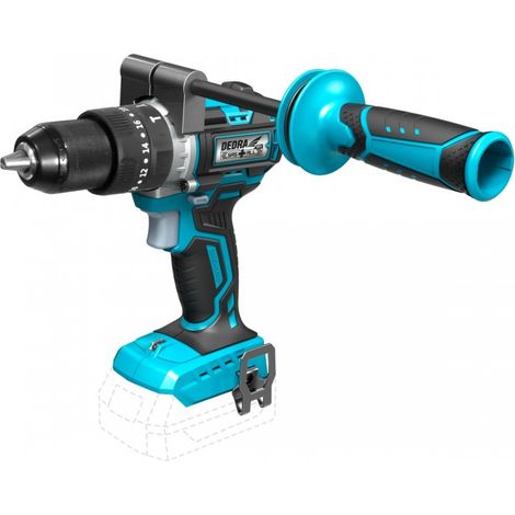 Trapano avvitatore brushless DEDRA 18V 85Nm, 13mm