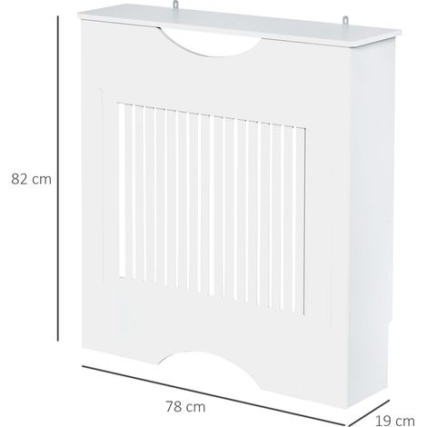 Cache-radiateur à lattes Couvercle de Radiateur en bois Design contemporain pour Salon Salle de Séjour (1/5)