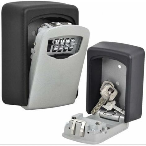 BUNTHAUS Serrure à clé Boîte de Stockage de Grande capacité Boîte Peut contenir jusqu'à 5 Touches pour l'extérieur Master Key avec Coque étanche à Fixer au Mur pour Les Maisons, Business, Ensoleillé (1/5)